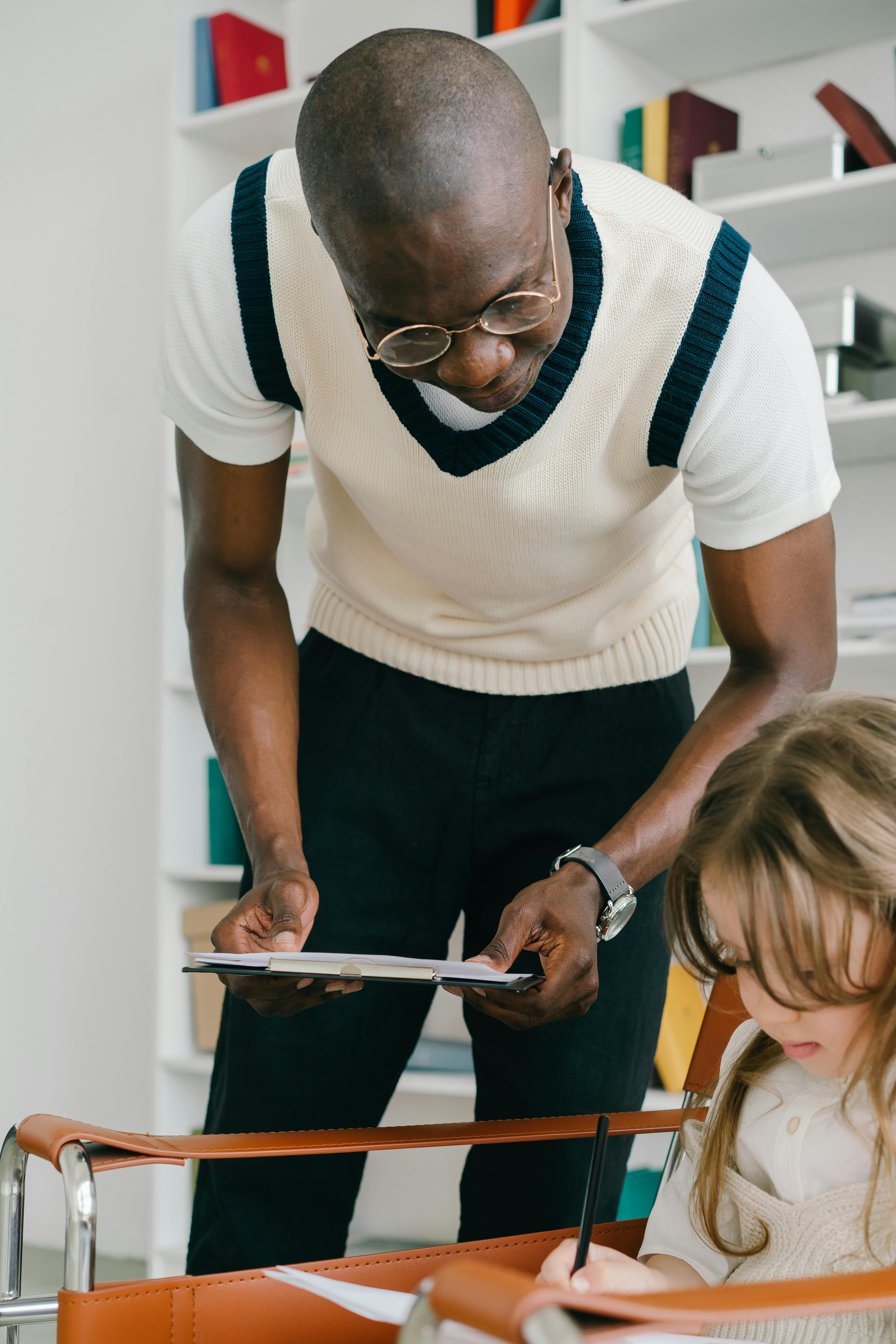 Helping Kid write
